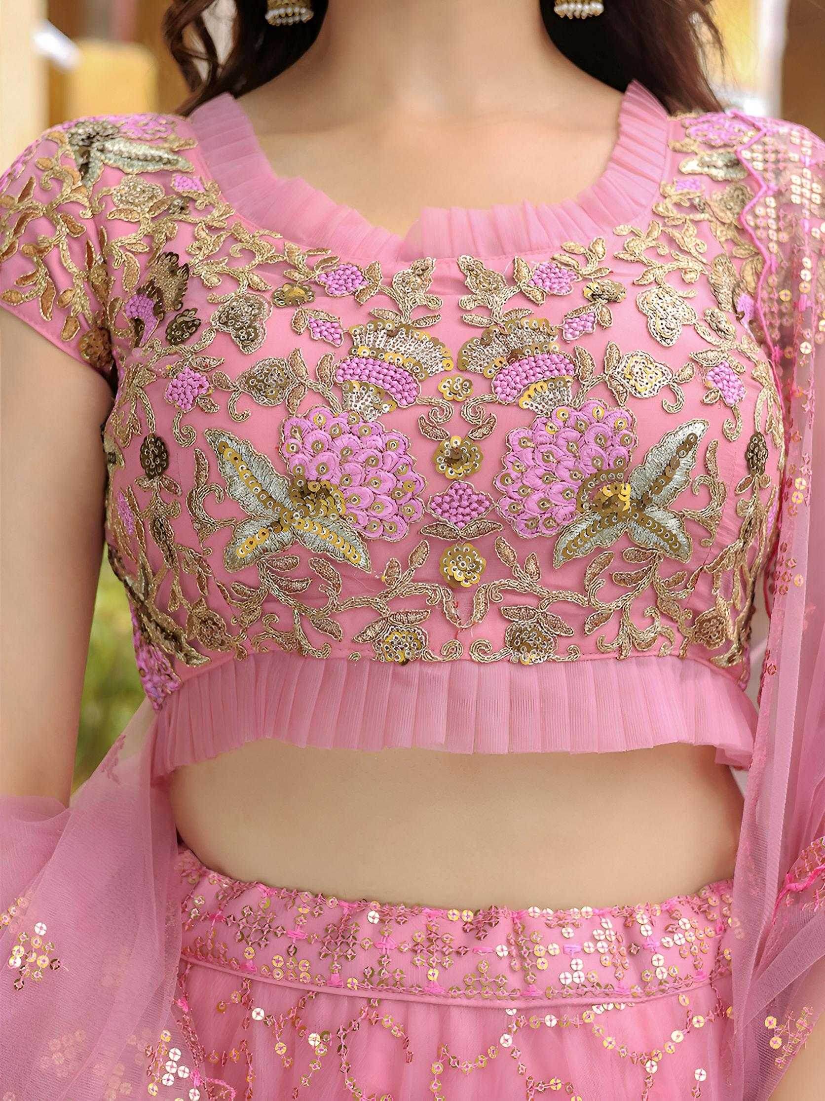 Soft Net Lehenga Choli - MYLUXURY LANE ENTERPRISE